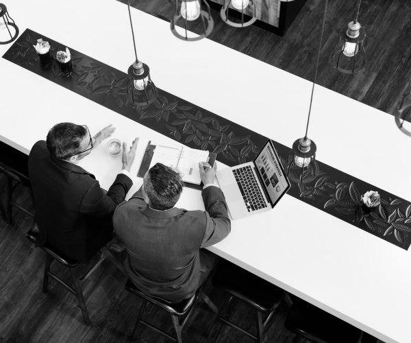 businessman cafe coffee colleagues strategy concept (1)